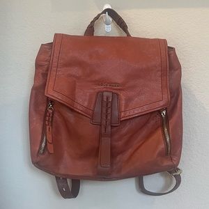 Cole Haan brown tan pack back purse
